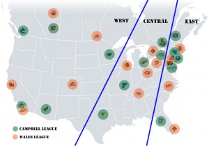 NHL Realignment Map Week Eleven