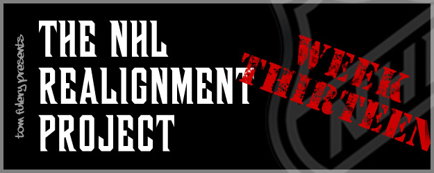NHL Realignment Project – Week 13