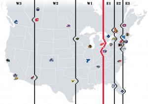 NHL Realignment Map - Week 20