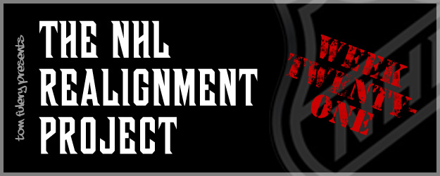 NHL Realignment Project - Wek 21