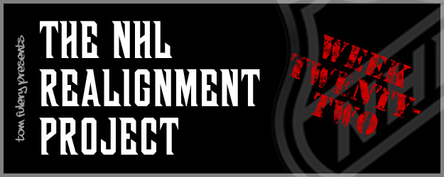 NHL Realignment Project - Week 22
