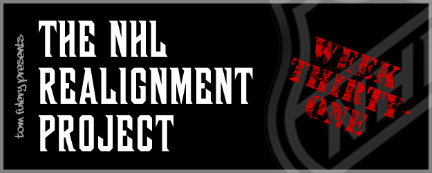 NHL Realignment Project – Week 31