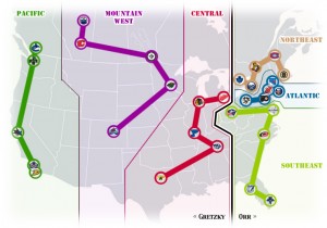 NHL Realignment Map - Week 39