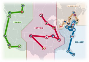 NHL Realignment Map - Week 41