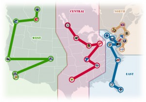 NHL Realignment Map - Week 42